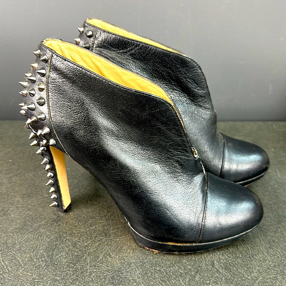 Spiked leather BCBG Veronica heels